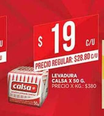Supermercados DIA Levadura Calsa x 50g oferta
