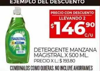 Supermercados DIA Detergente Manzana Magistral x 500ml oferta