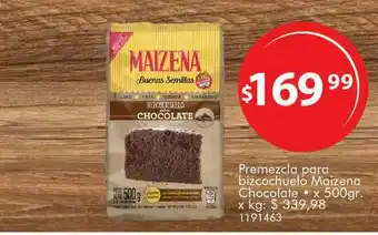 Makro Premezcla Para Bizcochuelo Maizena Chocolate x 500gr oferta