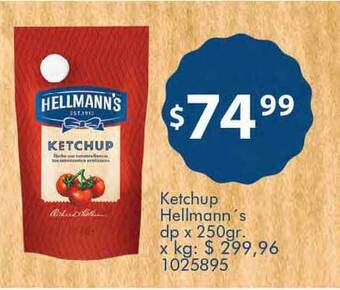 Makro Ketchup Hellmann's x 250g oferta