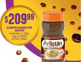 Makro Alimento A Base De Café Arlistán x 100g oferta