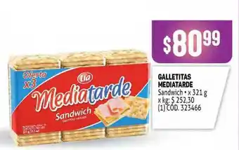 Makro Galletitas Mediatarde x 321g oferta
