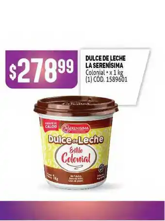 Makro Dulce De Lelche La Serenísima oferta