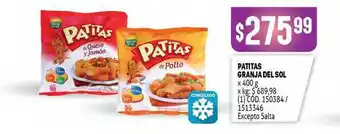 Makro Patitas Granja Del Sol x 400gr oferta