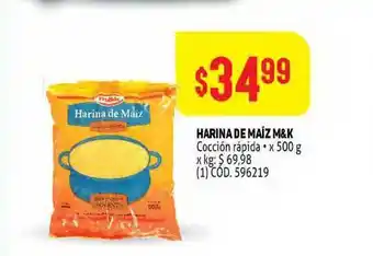 Makro Harina De Maíz M&k x 500g oferta