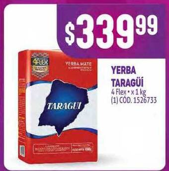 Makro Yerba Taragüí 4 Flex x 1kg oferta