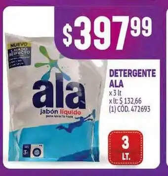 Makro Detergente Ala x 3lt oferta