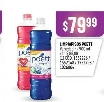 Makro Limpiapisos Poett x 900ml oferta
