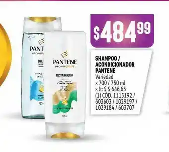 Makro Shampo Acondicionador Pantene x 750ml oferta