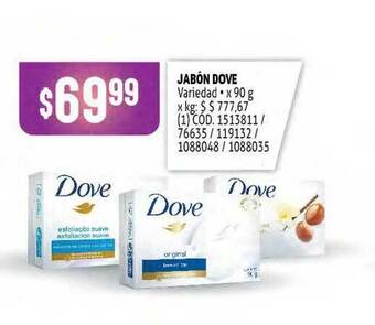 Makro Jabón Dove x 90g oferta
