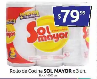 Cordiez Rollo De Cocina Sol Mayor x 3un oferta