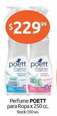 Cordiez Perfume Poett Para Ropa x 250cc oferta