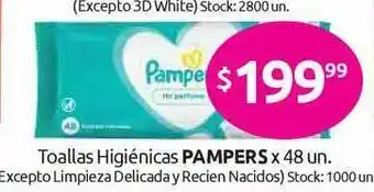 Cordiez Toallas Higiénicas Pampers x 48un oferta