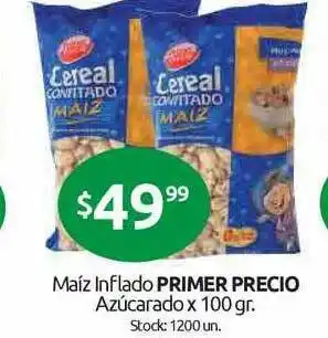 Cordiez Maíz Inflado Primer Precio Azúcarado x 100gr oferta