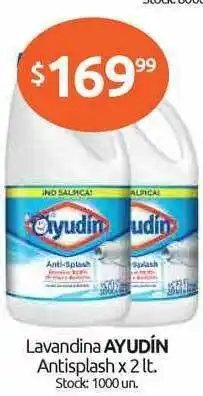 Cordiez Lavandina Ayudín Antisplash x 2lt oferta