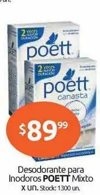 Cordiez Desodorante Para Inodoros Poett Mixto oferta