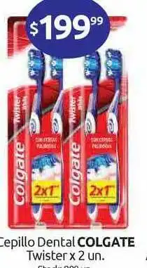 Cordiez Cepillo Dental Colgate Twister x 2un oferta