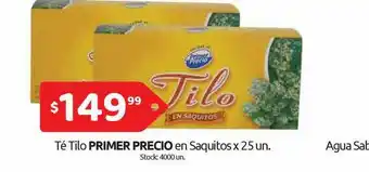 Cordiez Té Tilo Primer Precion En Saquitos oferta