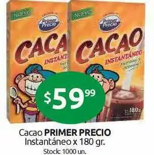 Cordiez Cacao Primer Precio Instantáneo x 180gr oferta