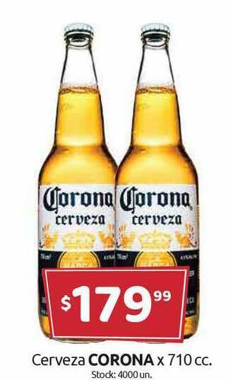 Cordiez Cerveza Corona x 710cc oferta