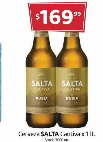 Cordiez Cerveza Salta Cautiva x 1lt oferta
