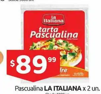 Cordiez Pascualina La Italiana x 2un oferta