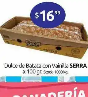 Cordiez Dulce De Batata Con Vainilla Serra x 100gr oferta