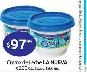 Cordiez Crema De Leche La Nueva x 200cc oferta