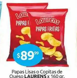 Cordiez Papas Lisas O Copitas De Queso Laurens x 160gr oferta
