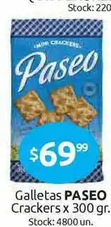 Cordiez Galletas Paseo Crackers x 300gr oferta