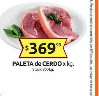 Cordiez Paleta De Cerdo oferta
