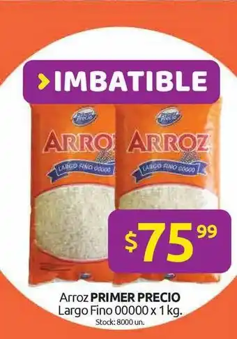 Cordiez Arroz Primer Precio Largo Fino 00000 x 1kg oferta