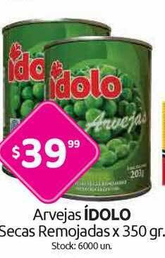 Cordiez Arvejas ídolo Secas Remojadas x 350gr oferta