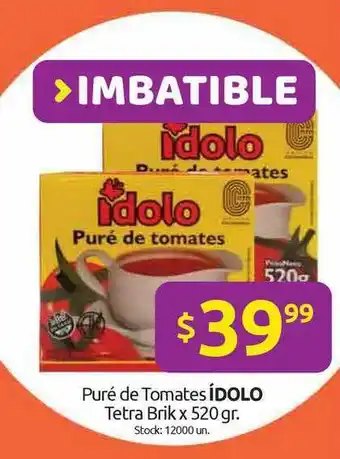 Cordiez Puré De Tomates ídolo Tetra Brik x 520gr oferta