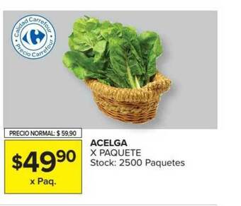 Carrefour Market Acelga oferta