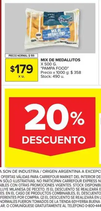 Carrefour Market Mix De Medallitos X 500 G oferta