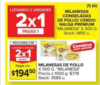 Carrefour Market Milanesas De Pollo x 500g oferta