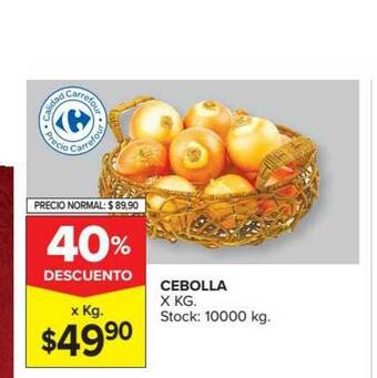 Carrefour Cebolla oferta