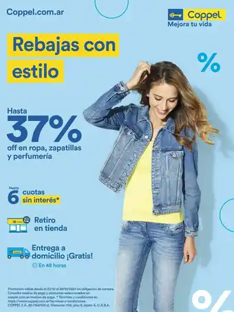 Coppel Rebajas con estilo oferta