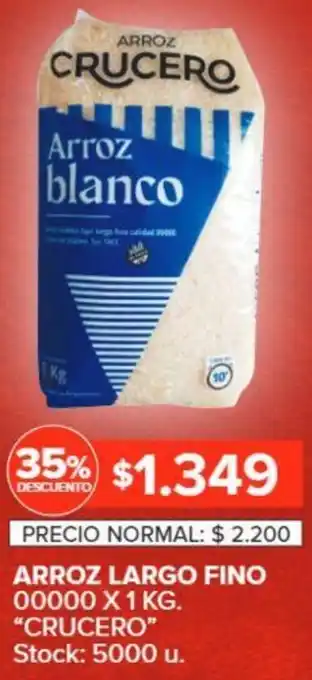 Carrefour ARROZ LARGO FINO 00000 x 1kg oferta