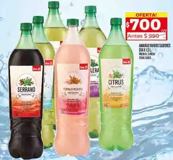 Supermercados DIA AMARGO VARIOS SABORES DIA X 1.5L oferta