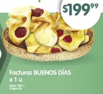 Supermercados Buenos Días Facturas BUENOS DÍAS x 1u oferta