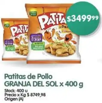 Supermercados Buenos Días Patitas de Pollo GRANJA DEL SOL x 400g oferta