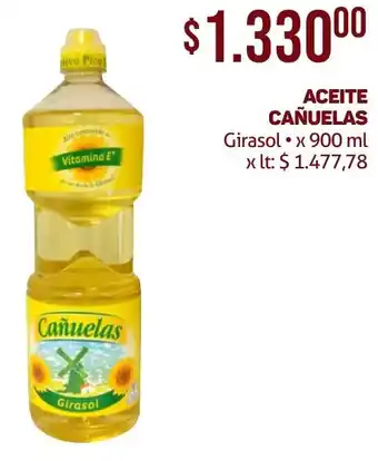 Makro ACEITE CAÑUELAS Girasol x 900ml oferta