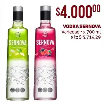 Makro VODKA SERNOVA Variedad x 700ml oferta