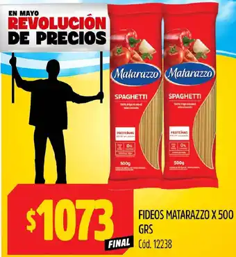 Supermercados Yaguar FIDEOS MATARAZZO X 500GR oferta