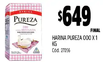 Supermercados Yaguar HARINA PUREZA 000 X 1KG oferta