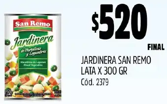 Supermercados Yaguar JARDINERA SAN REMO LATA X 300GR oferta