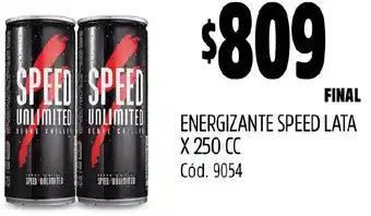 Supermercados Yaguar ENERGIZANTE SPEED LATA X 250CC oferta