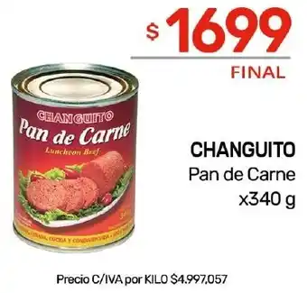 Nini Mayorista CHANGUITO Pan de Carne x 340g oferta